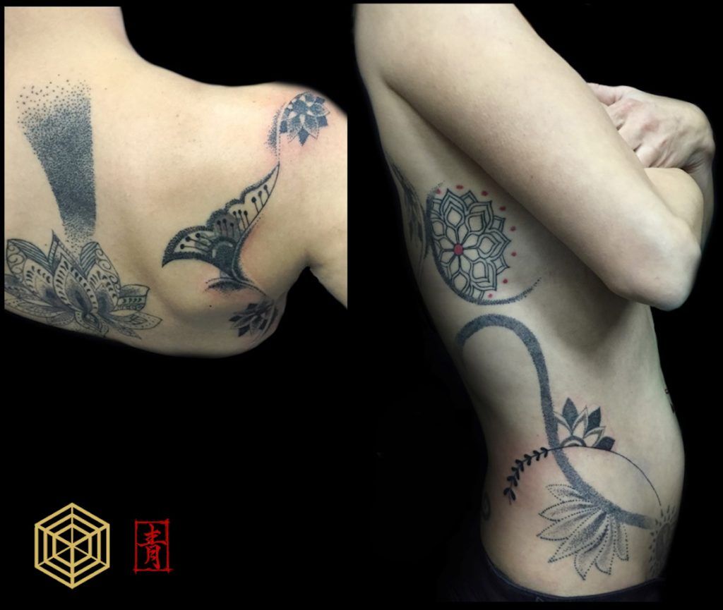 Blackwork tattoo por SEI, DNA Ink
