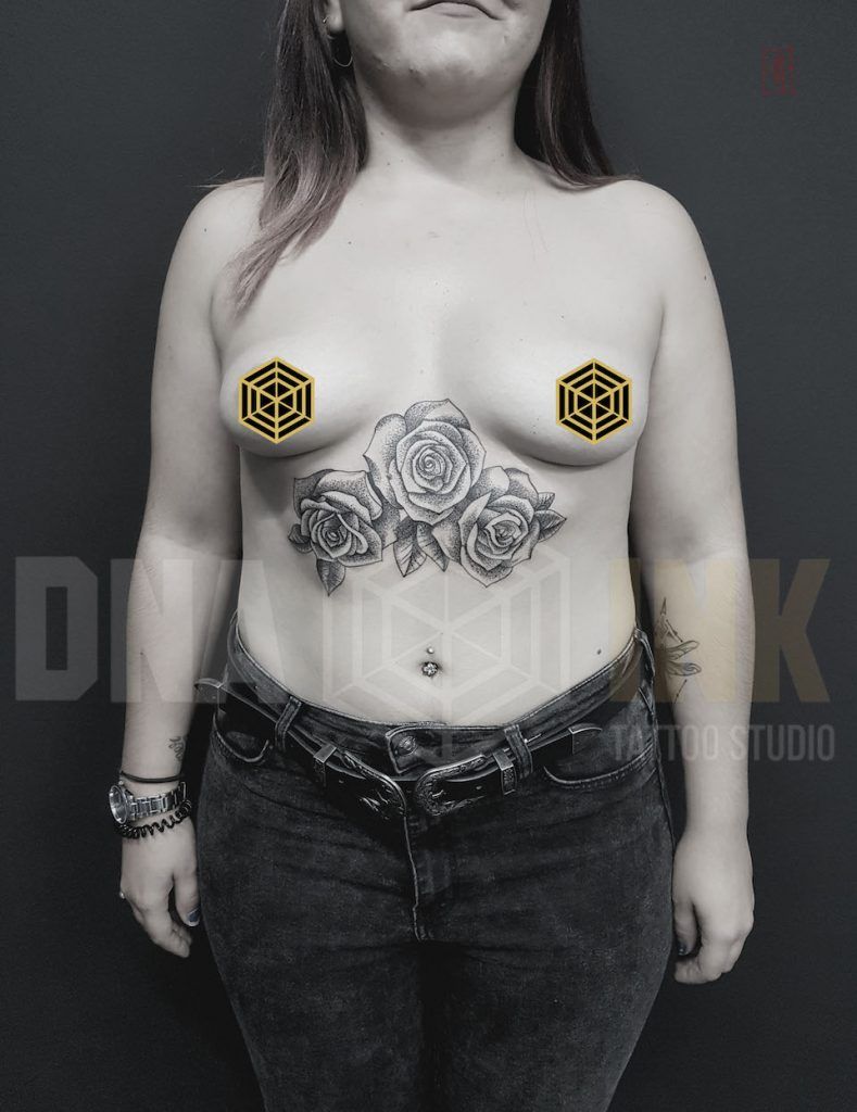 Blackwork tattoo por SEI, DNA Ink